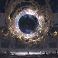 Future Space Odyssey - Awe-Inspiring Cosmic Vessel