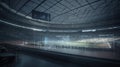 The Future of Sports Stadiums: Automated Concessions & Real-Time Analysis through HUID & ChatGPT Analytics Royalty Free Stock Photo