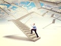 Future stair Royalty Free Stock Photo