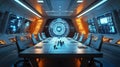 Future Technology Conference Room Royalty Free Stock Photo