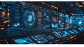 Future Technology Sense Control Panel Royalty Free Stock Photo
