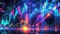 FutureForward Data Visualization Interface Dynamic Charts Graphs and Interactive Dashboards for Advanced Analytics Royalty Free Stock Photo