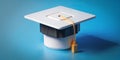 FutureProof Your Home Isometric Illustration of a Smart Socket with a Graduation Cap Symbolizing Smart Home Automation