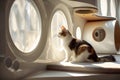futurism Cutting-edge cat gym