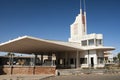 Futurist modernist building in asmara eritrea Royalty Free Stock Photo