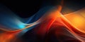 Futuristic abstract backdrop: high-tech elements, precision patterns, vibrant hues. Luminescent lines merge innovation