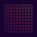 Futuristic Abstract Background of Retro 80s, 90s Style. Glitch Effect. Geometric Neon Grid Pattern. Retrowave, Synthwave Royalty Free Stock Photo