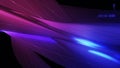 Futuristic graphic, abstract 3D illustration background with a purple gradient neon tint