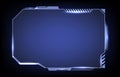 Abstract hud sci fi frame template layout design concept background Royalty Free Stock Photo