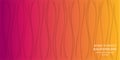 Futuristic abstract yellow-pink background for web and print decoration. Simple shapes with pseudo 3D