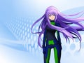 Futuristic anime girl Royalty Free Stock Photo