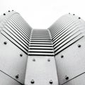 Futuristic architectural detail