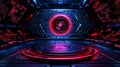 Futuristic Automated Factory Concept Art
