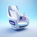 Futuristic Autonomous Car Seat Design. Generative ai