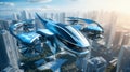 Futuristic autonomous hydrogen-powered aircraft