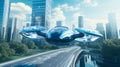 Futuristic autonomous hydrogen-powered aircraft