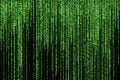futuristic background. Html or binary code and computer technology concept Royalty Free Stock Photo
