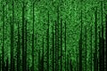 Futuristic background. Html or binary code and computer technology concept Royalty Free Stock Photo