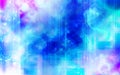 Futuristic background neon blue tosca violet pink purple white smokey abstract wall techno grunge ruined scratched texture Royalty Free Stock Photo