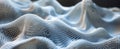 Futuristic banner. Close-up of a nanomaterial surface, showcasing its ultra-smooth texture and futuristic capabilities