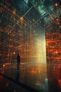 Futuristic Big Data Network Conceptual Visualization of Digital Space