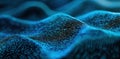 Futuristic Binary Code Flow: Safe Information Technology Landscape