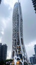 Futuristic BioInspired Skyscraper Architecture Royalty Free Stock Photo