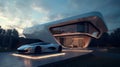Futuristic Bionic House & Supercar: A Vision of Luxury Living