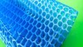 Futuristic Blue Gel Honeycomb Grid Texture Royalty Free Stock Photo
