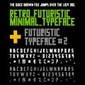 Futuristic bold font