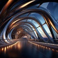 Futuristic Bridge or Tunnel: Where Steel Meets Artistry