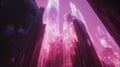 Futuristic, Bright-Hued Tech Background with Colorful Audio Waves and Visual Data Patterns