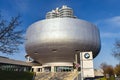 futuristic building of the BMW Museum in Munich, Germany