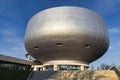 futuristic building of the BMW Museum in Munich, Germany