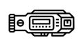 Futuristic Camera Device Technology Icon Art, vector design Generative AI Royalty Free Stock Photo