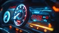 Minimalist Car Dashboard with Touchscreen Interface