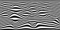 Futuristic checkerboard wave. Abstract vector wave with moving squares. Chess board background Royalty Free Stock Photo