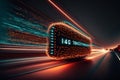 Futuristic chipset with high speed computing capability. generative AI