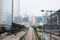 Futuristic city Hong Kong