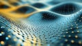 Futuristic Composite Material with Quantum Tunneling Patterns and Texture Royalty Free Stock Photo