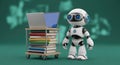 AI Robot Learning: The Future of Education Royalty Free Stock Photo
