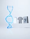 Genetic Data for Custom Consumer Goods Royalty Free Stock Photo