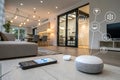 Smart Homes Connected by Network