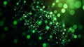 A futuristic concept symbolizing a peertopeer AI network interconnected data digital communication and collaborative