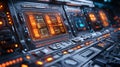 Future Technology Control Panel Royalty Free Stock Photo
