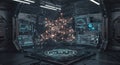 Futuristic Data Center Royalty Free Stock Photo