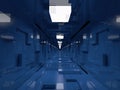 Futuristic corridor Royalty Free Stock Photo