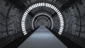 Futuristic corridor Royalty Free Stock Photo