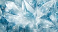Futuristic Crystal Formations with Digital Aberrations, Icy Texture, and Abstract Cool Tones Royalty Free Stock Photo