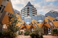 Futuristic cubic houses in Rotterdam